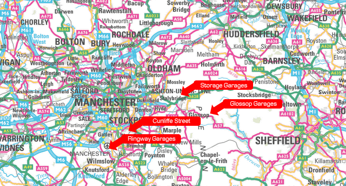 Storage and Garages in Manchester Area